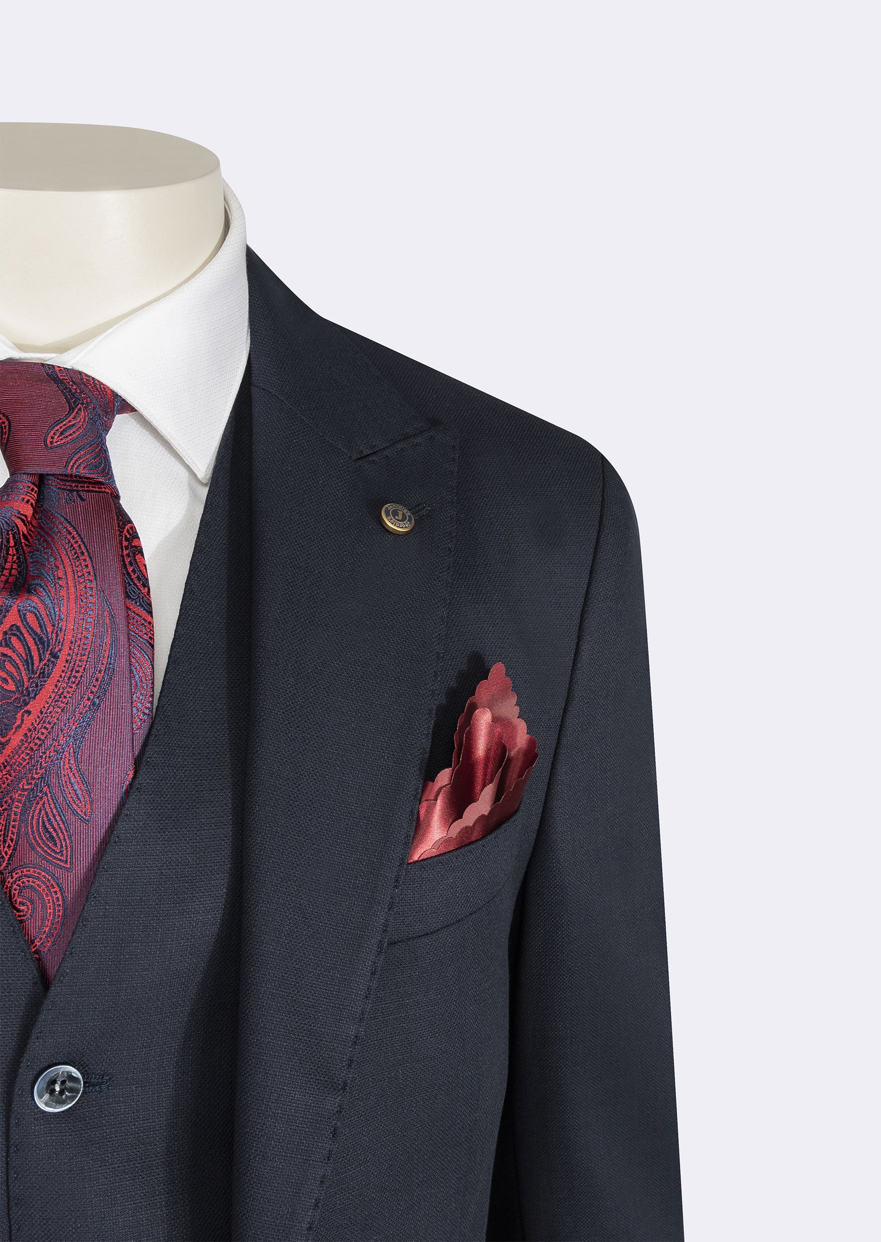 Navy Three-Piece Suit