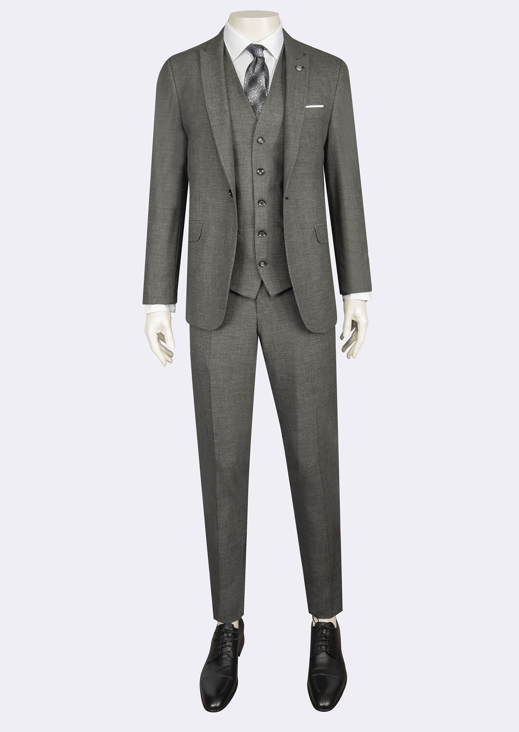 Black Three-Piece Suit