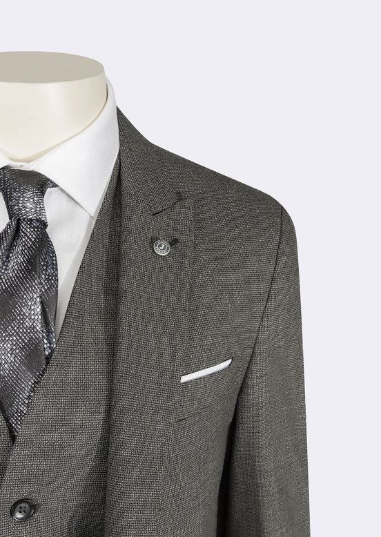 Black Three-Piece Suit