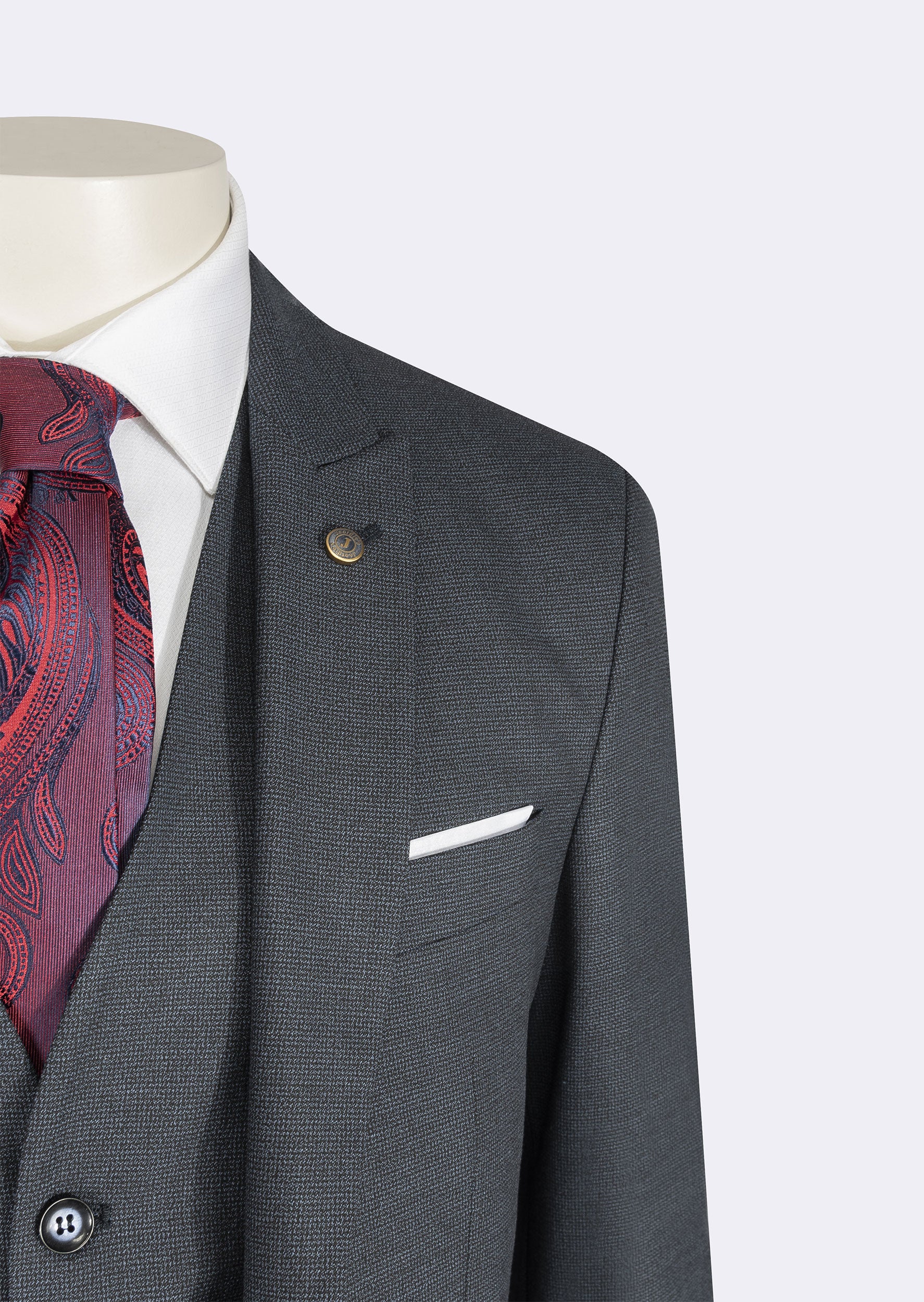 Navy Three-Piece Suit