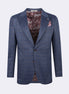 Navy - Burgundy Blazer