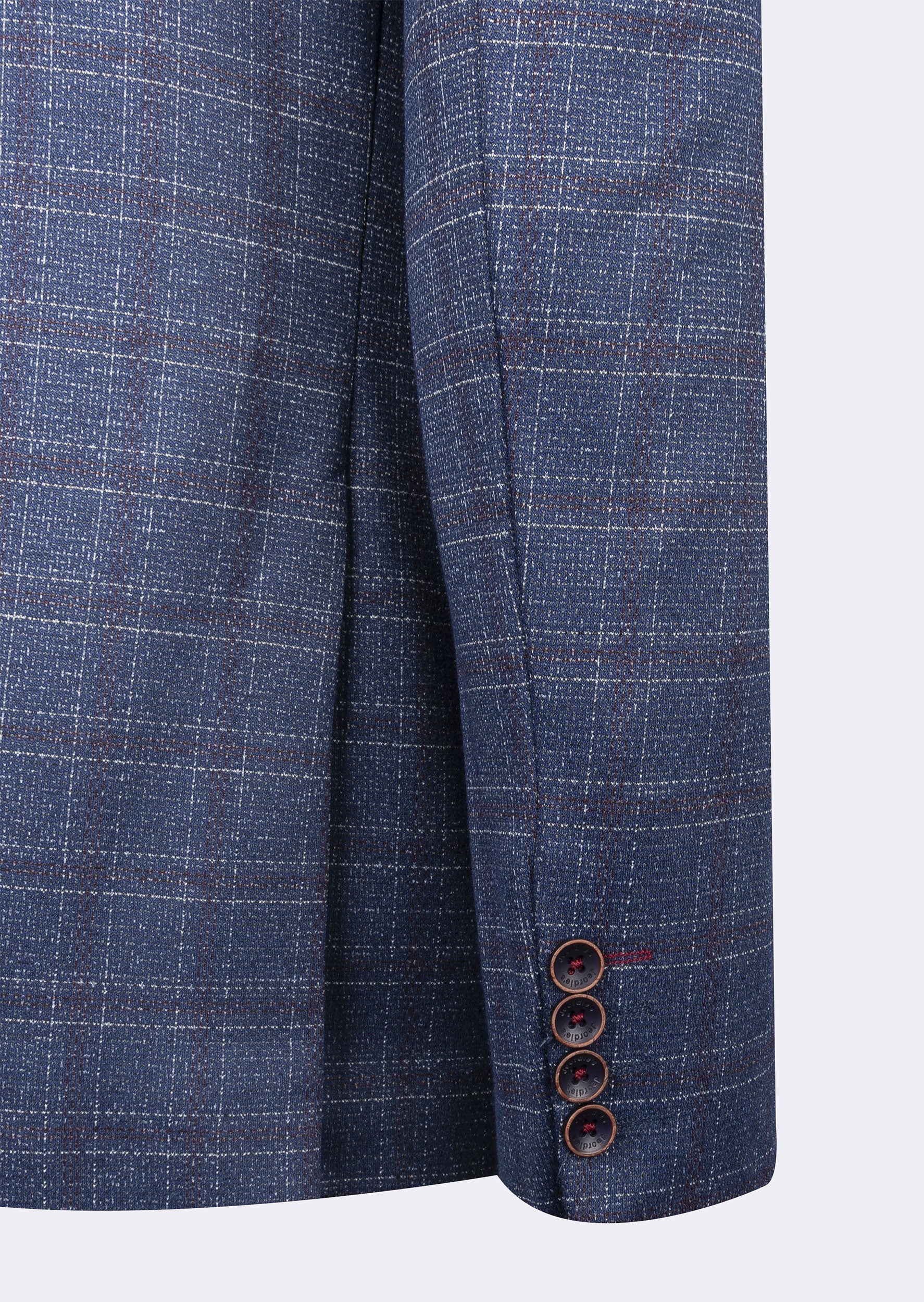 Navy - Burgundy Blazer