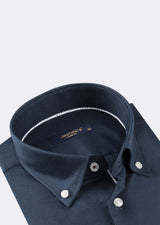 Navy Cotton Shirt