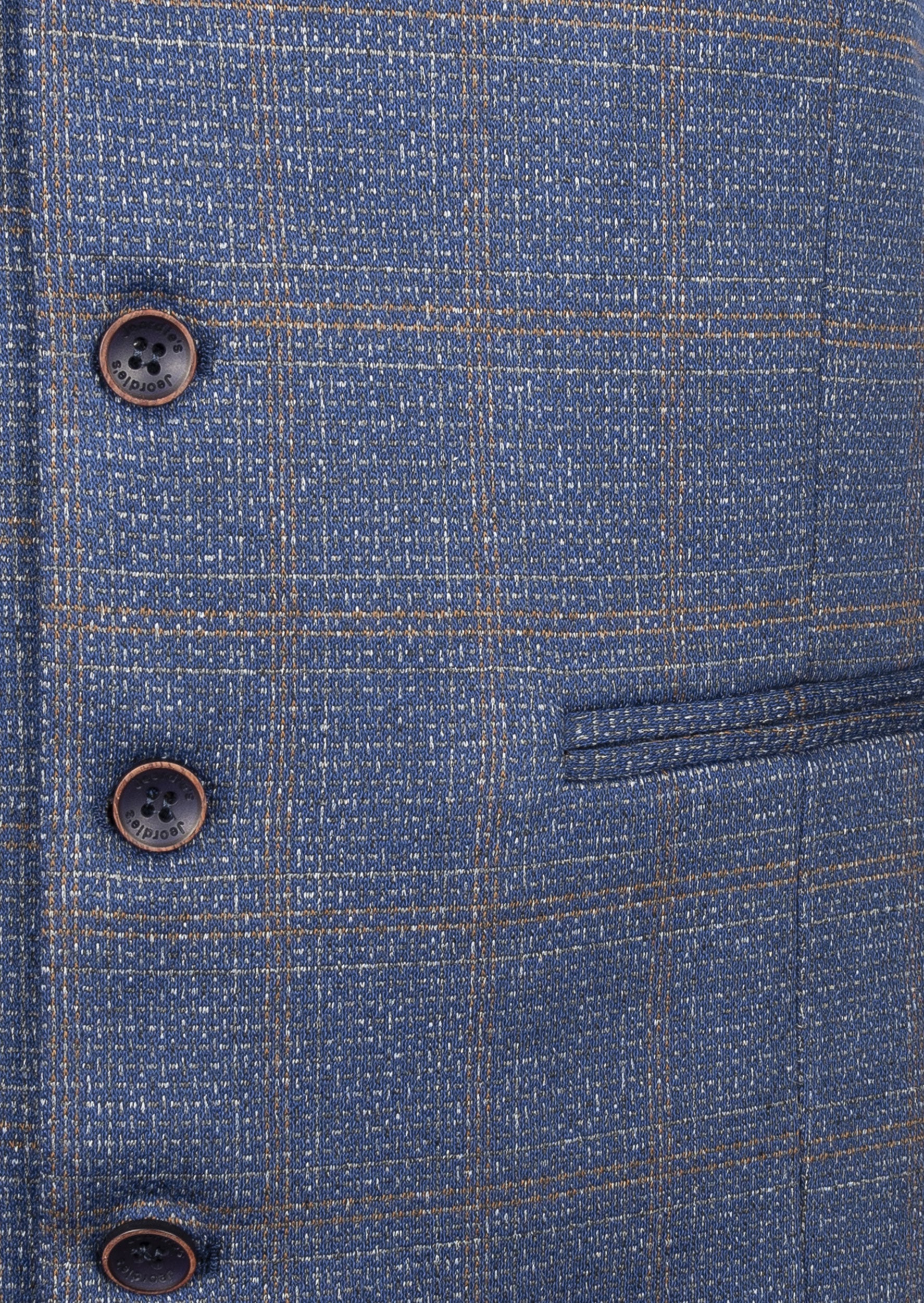 Navy - Tan Waistcoat