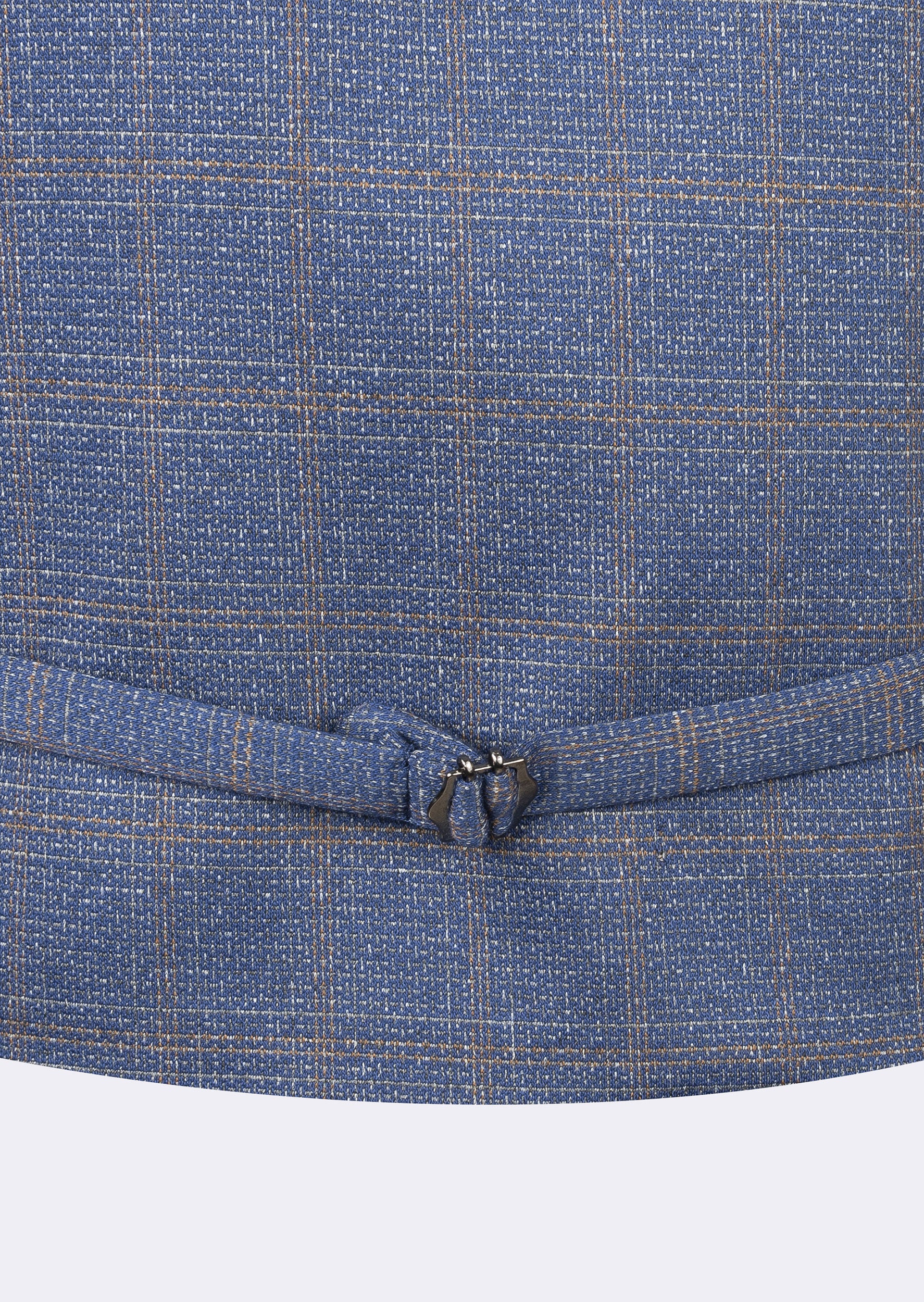 Navy - Tan Waistcoat