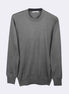 Dark Grey Melange Knitwear