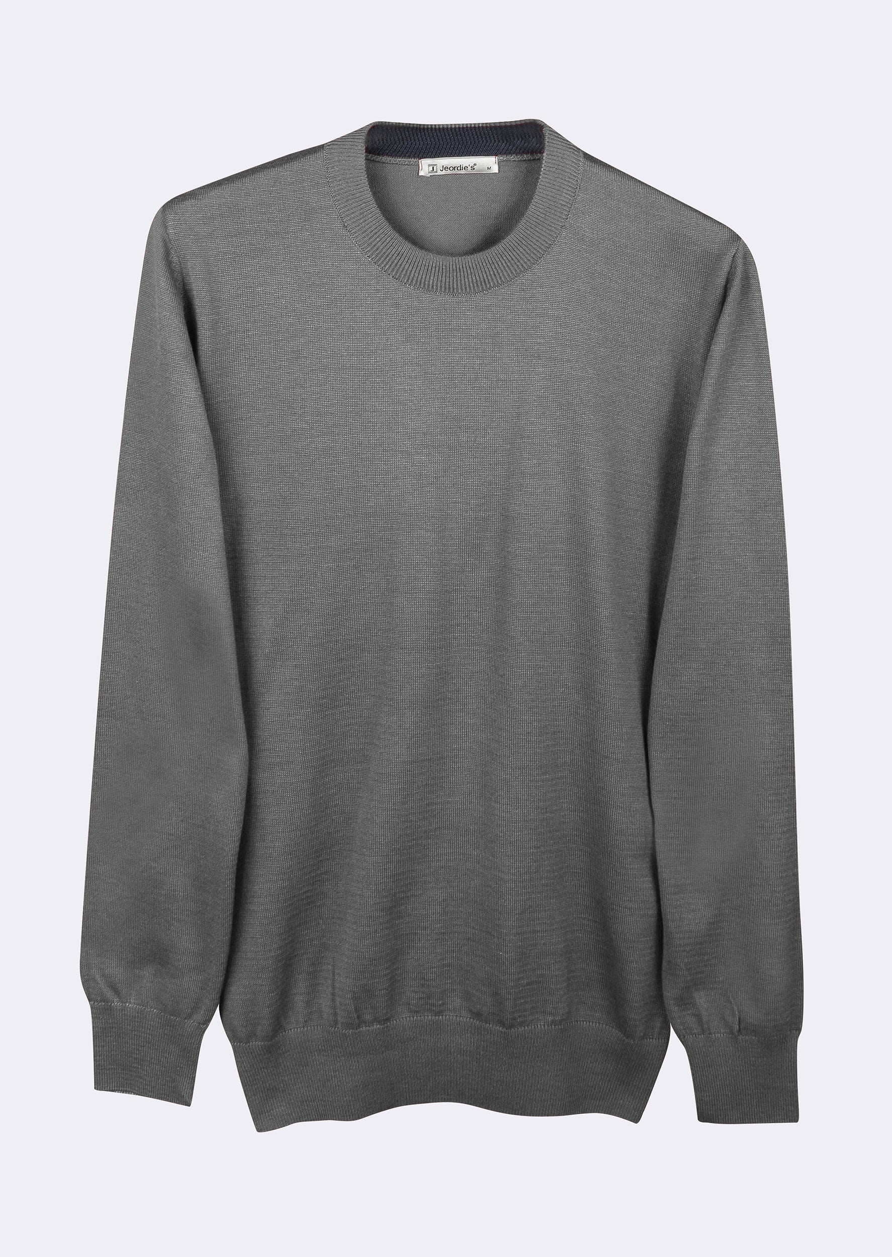 Dark Grey Melange Knitwear