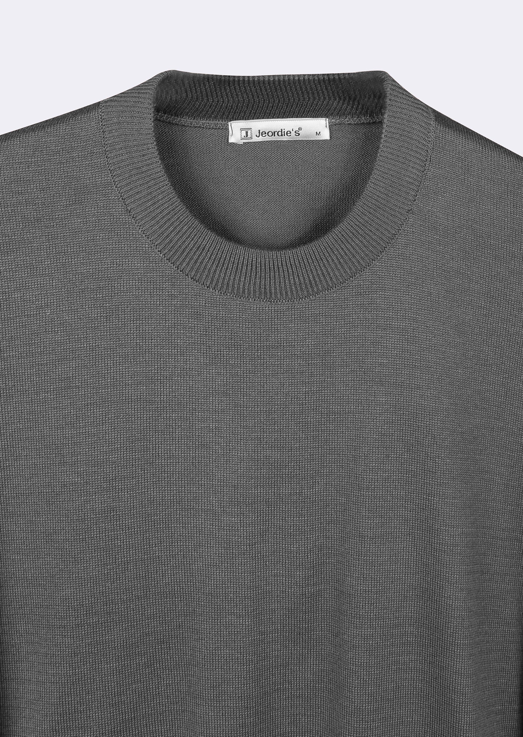 Dark Grey Melange Knitwear