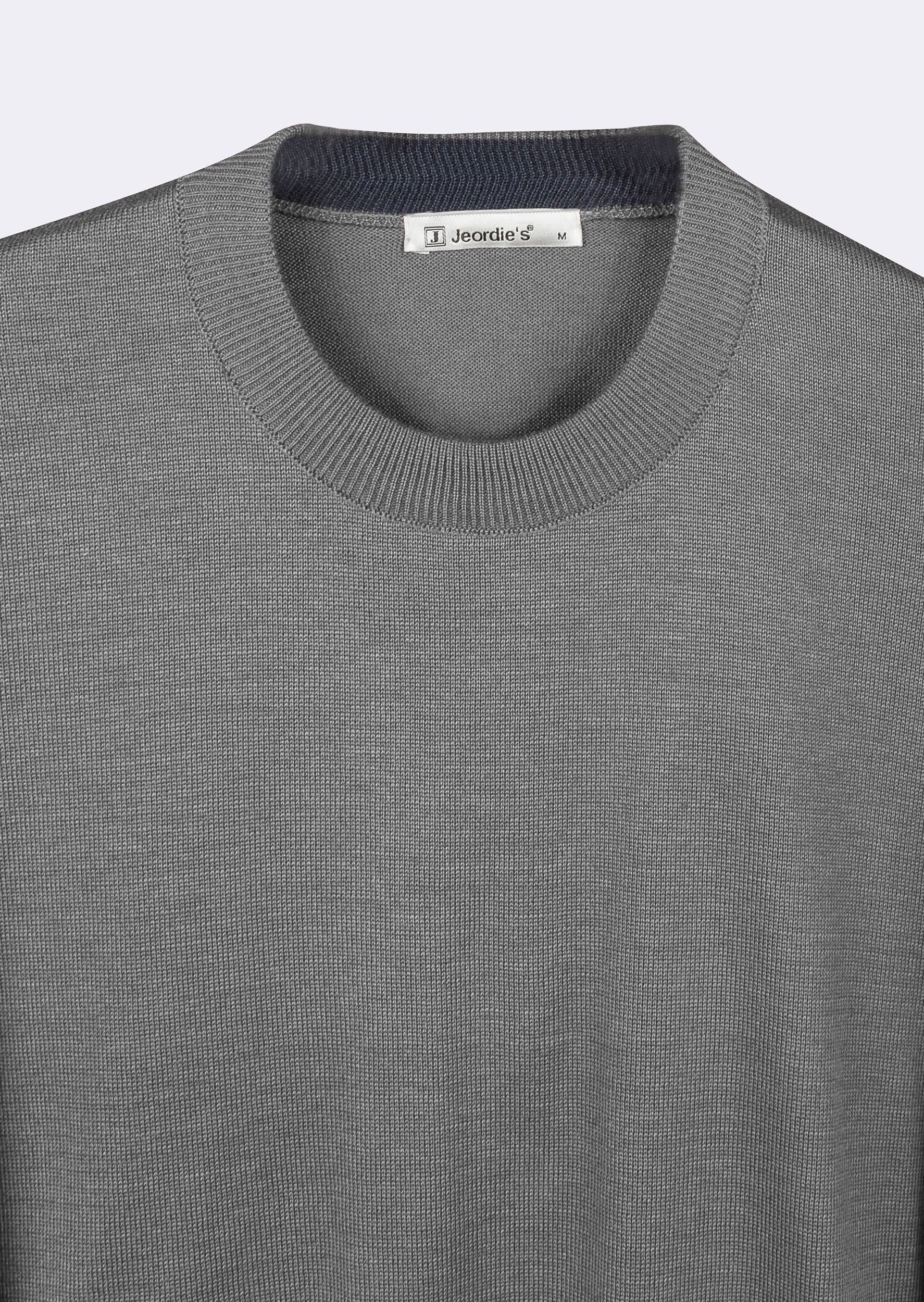 Dark Grey Melange Knitwear