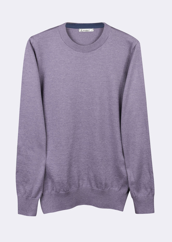 Purple Melange Knitwear