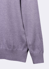 Purple Melange Knitwear