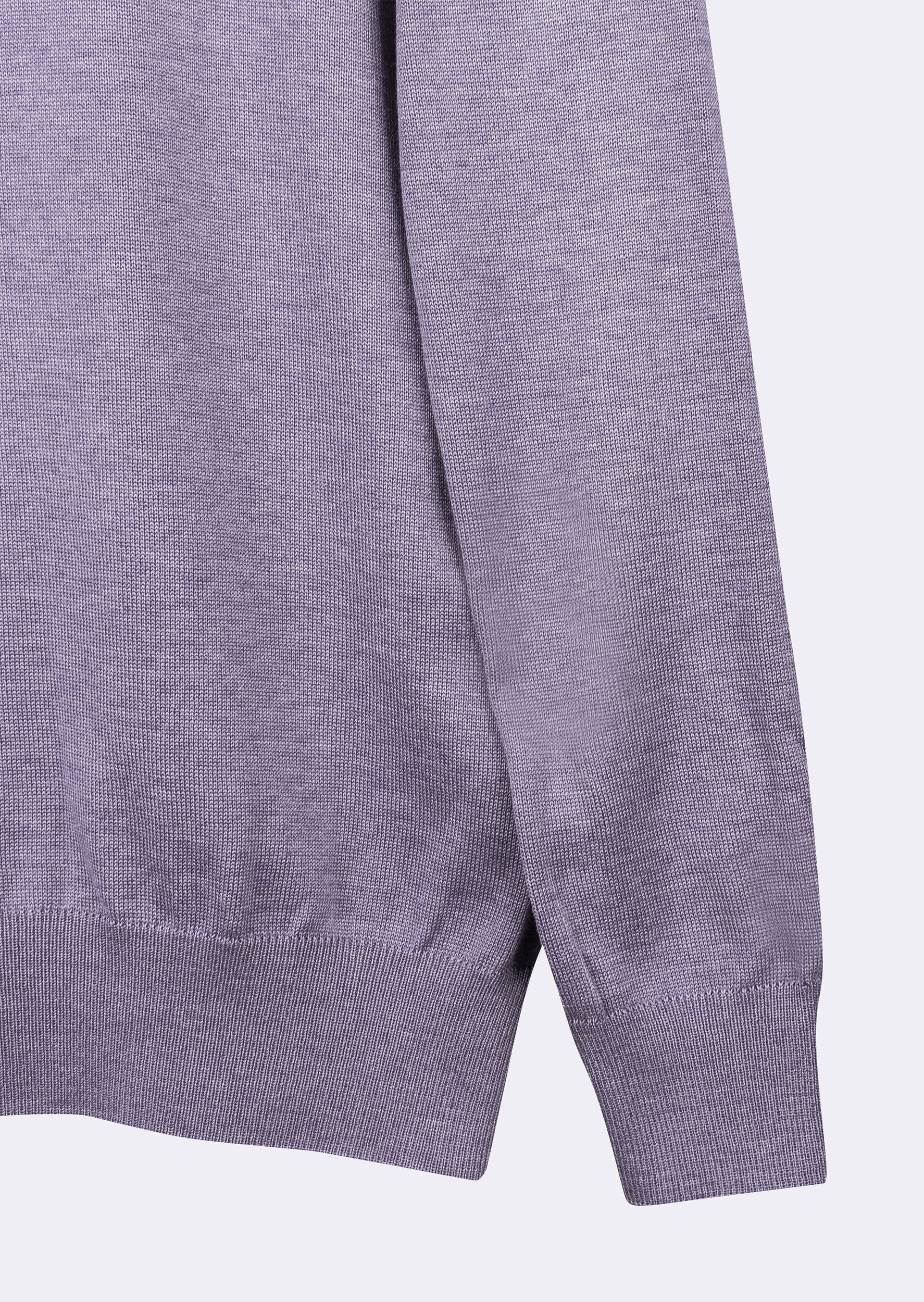 Purple Melange Knitwear