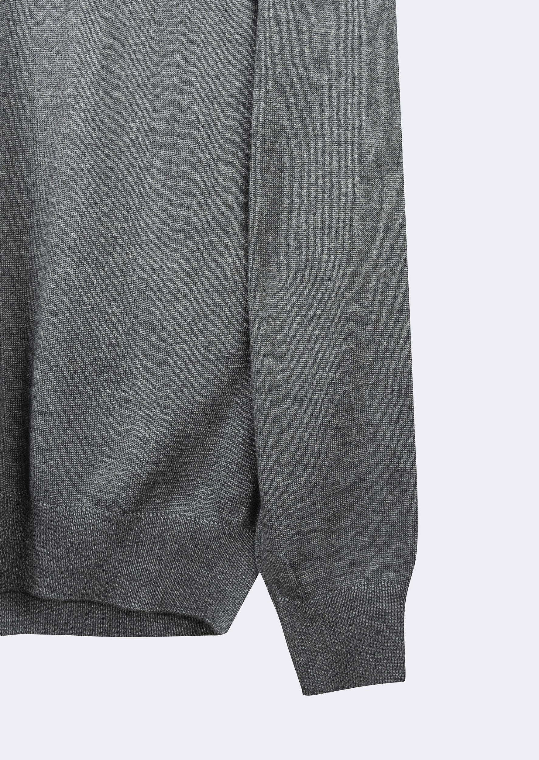 Dark Grey Melange Knitwear