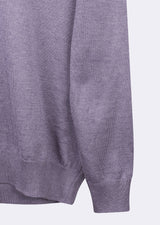 Purple Melange Knitwear