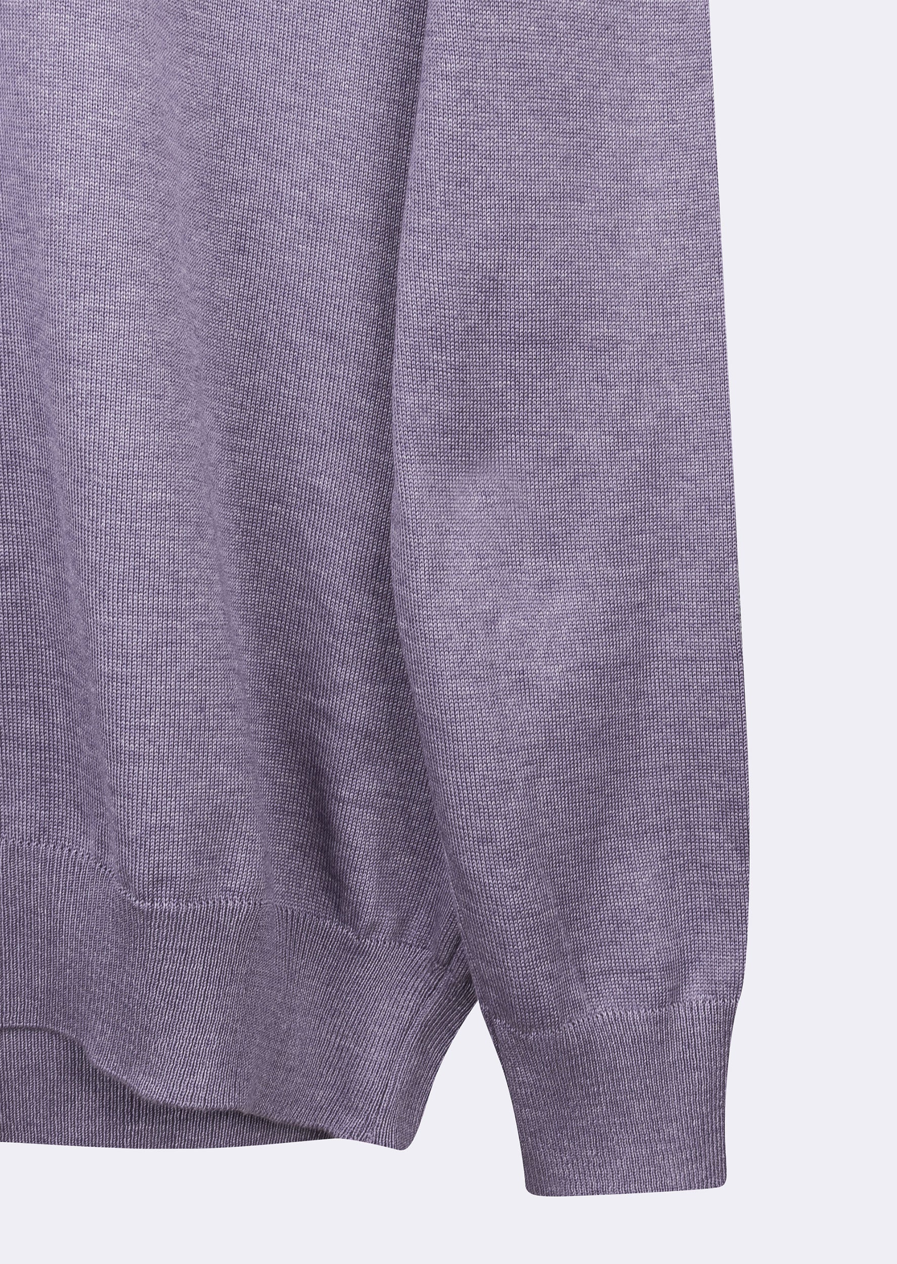 Purple Melange Knitwear