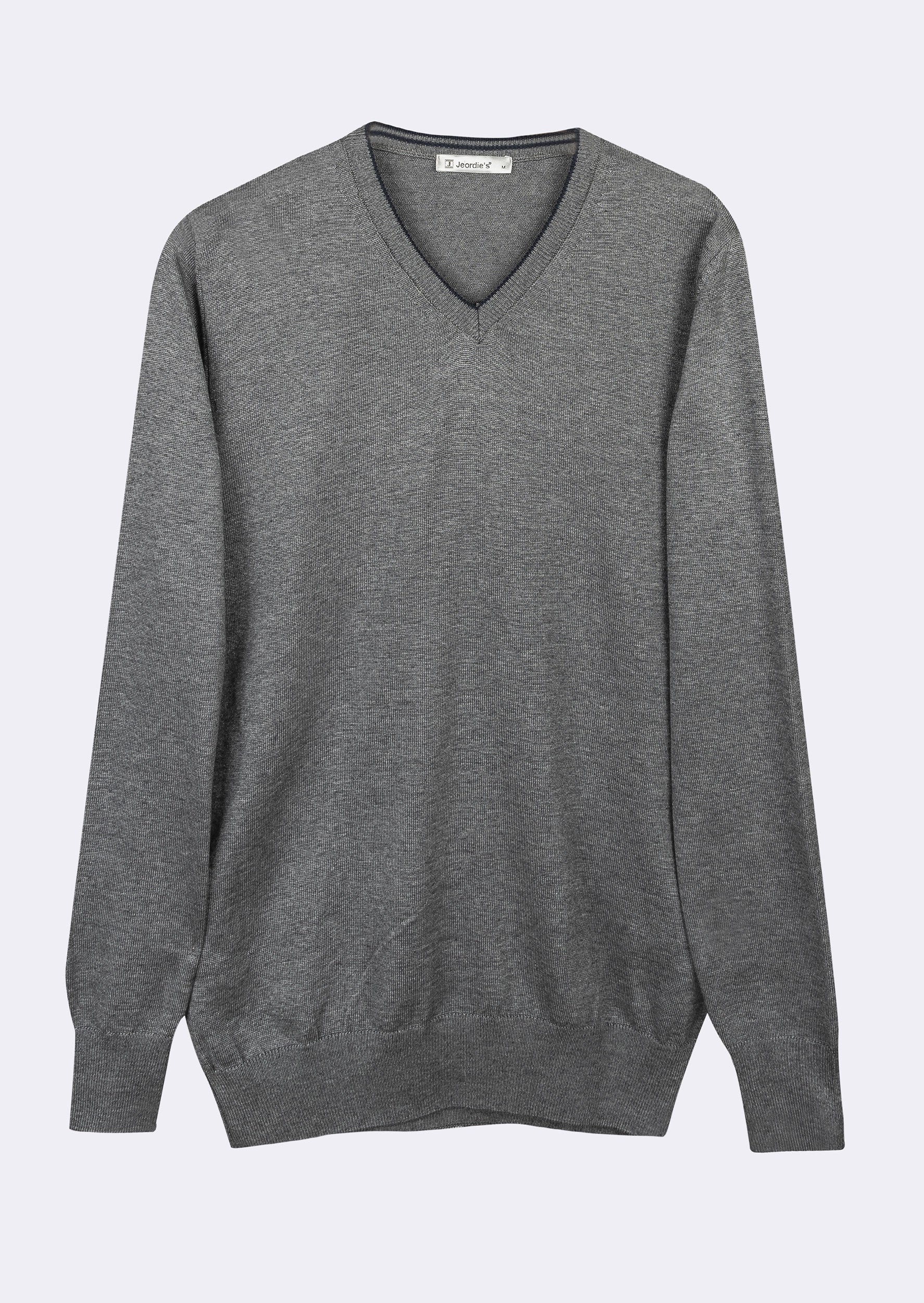 Dark Grey Melange Knitwear