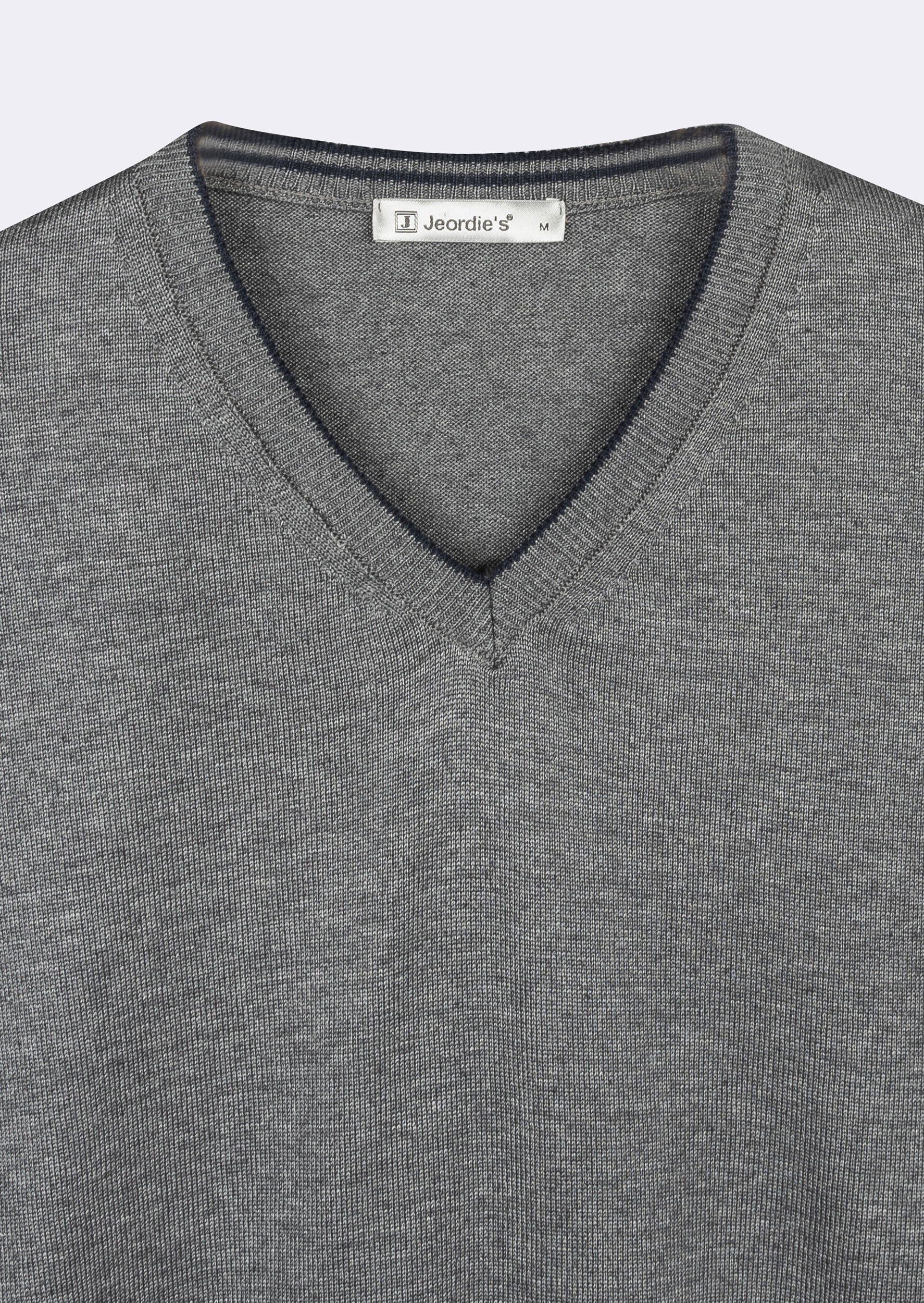 Dark Grey Melange Knitwear