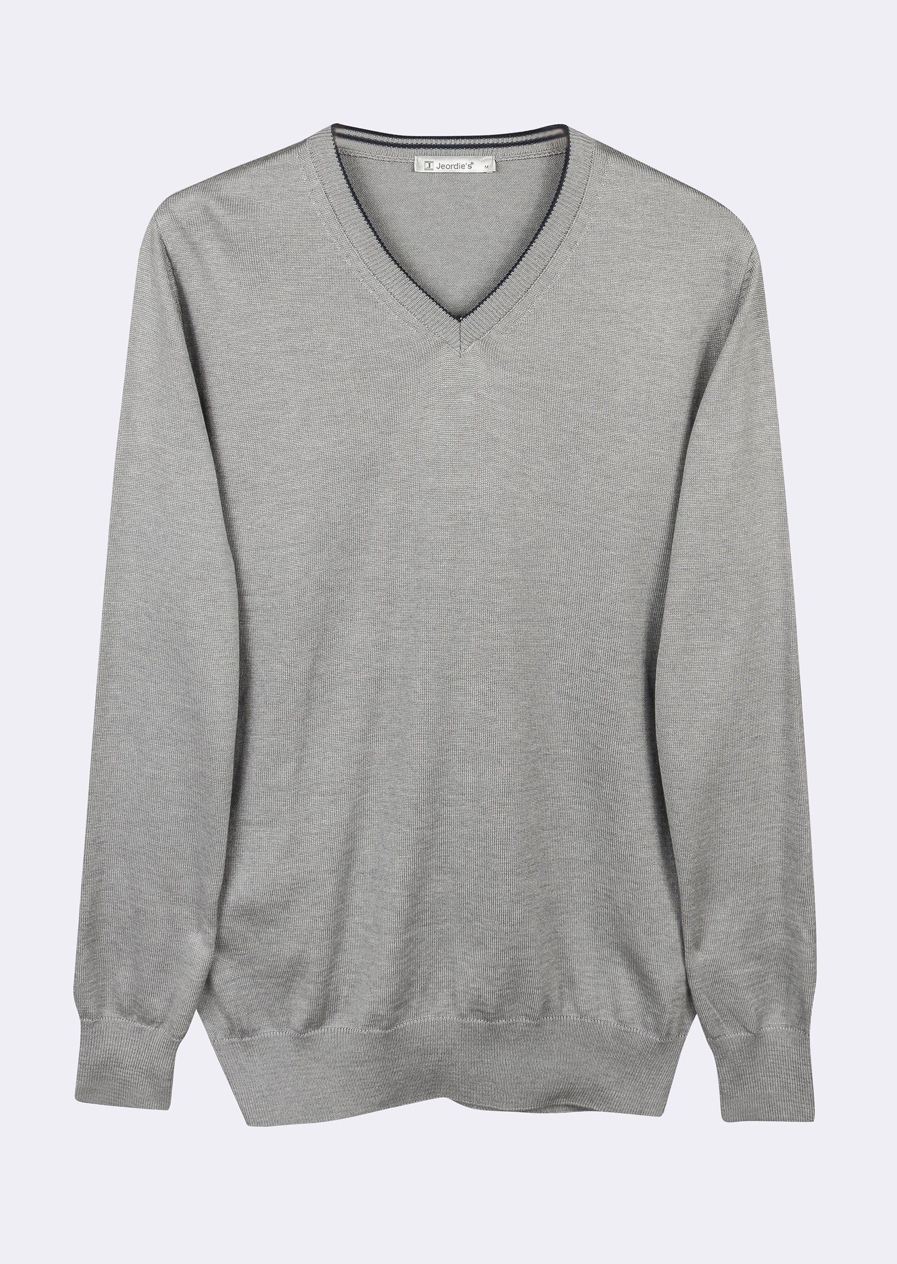 Light Grey Melange Knitwear