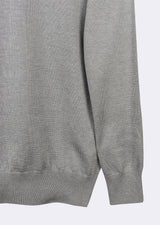 Light Grey Melange Knitwear