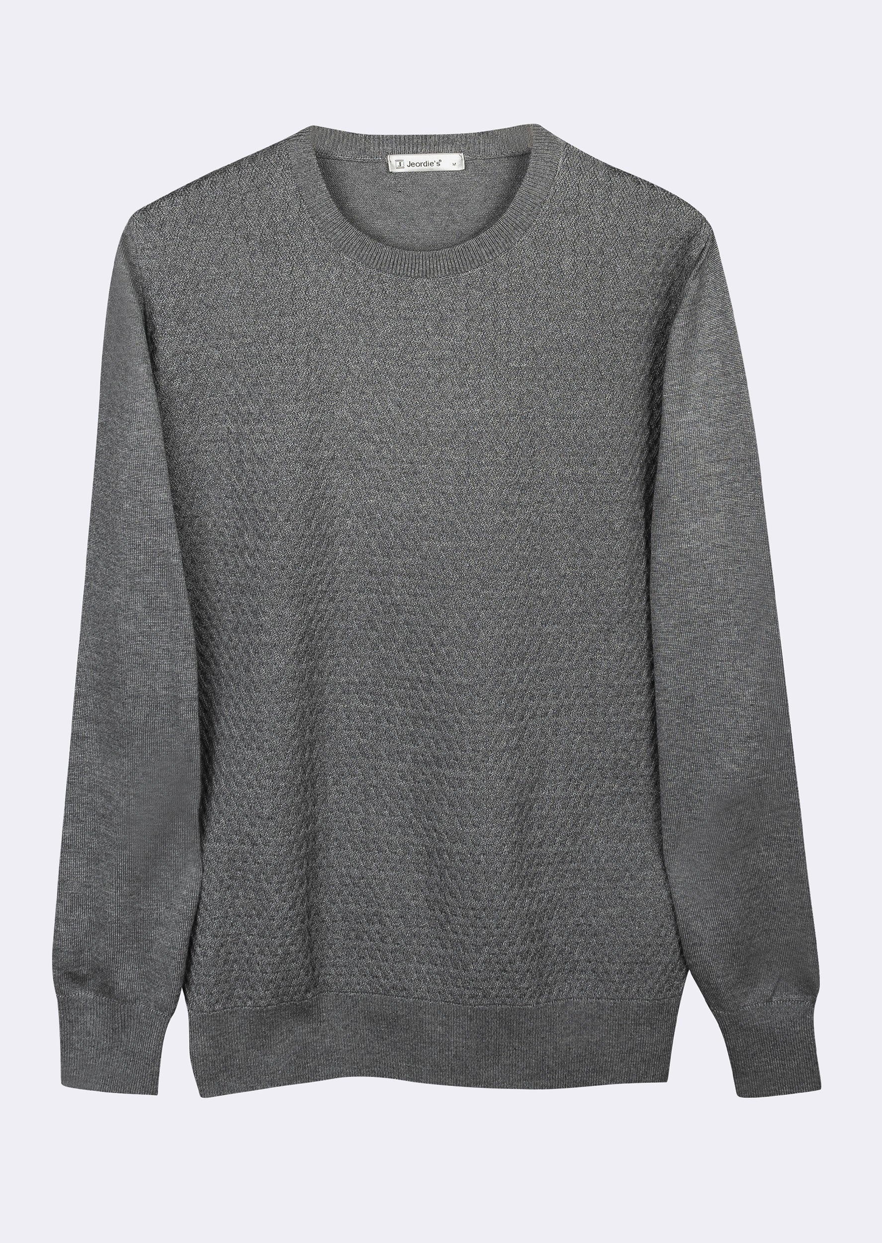 Dark Grey Melange Knitwear