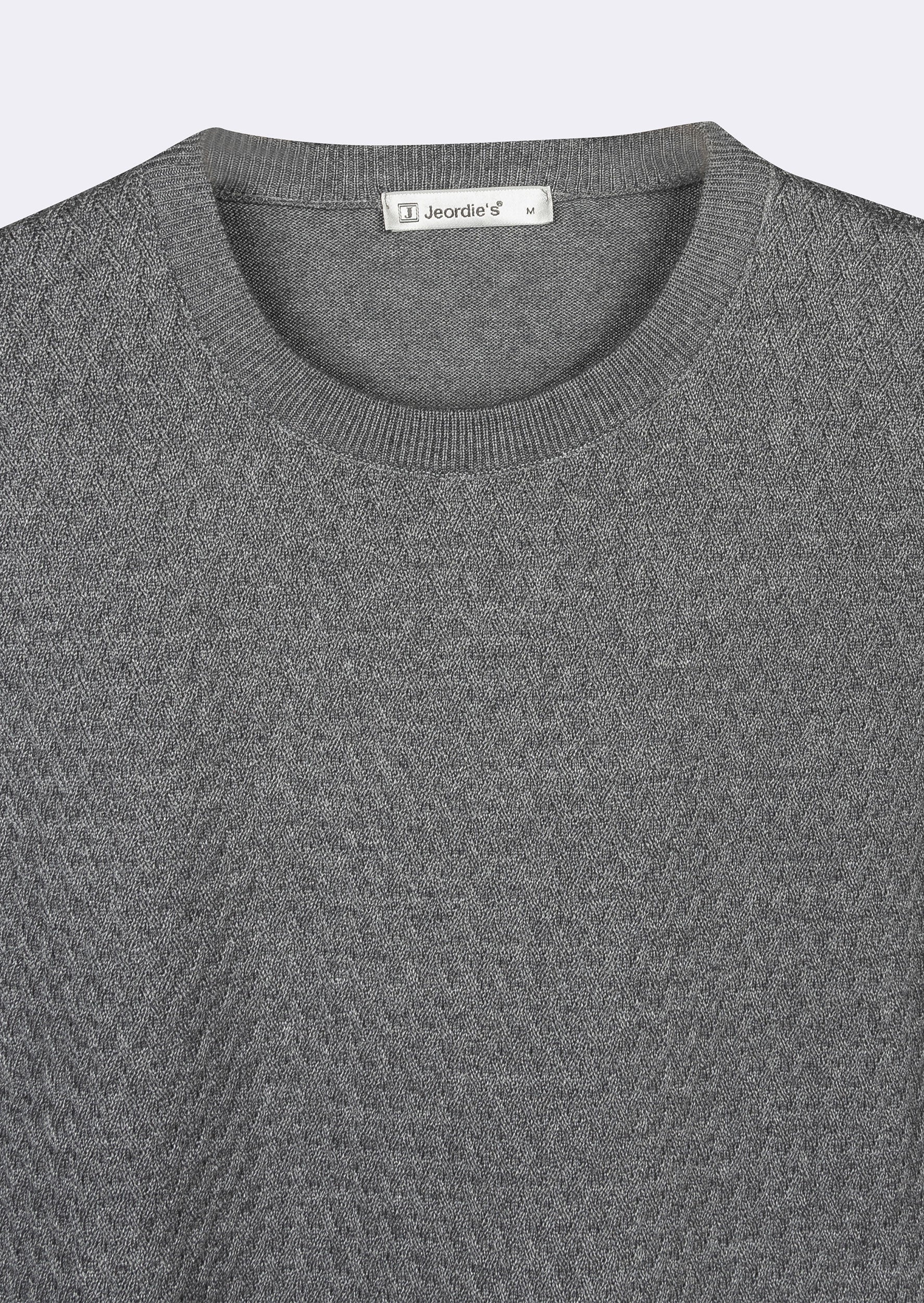 Dark Grey Melange Knitwear
