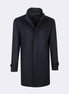 Navy Wool Coat