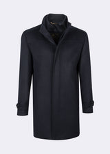 Navy Wool Coat