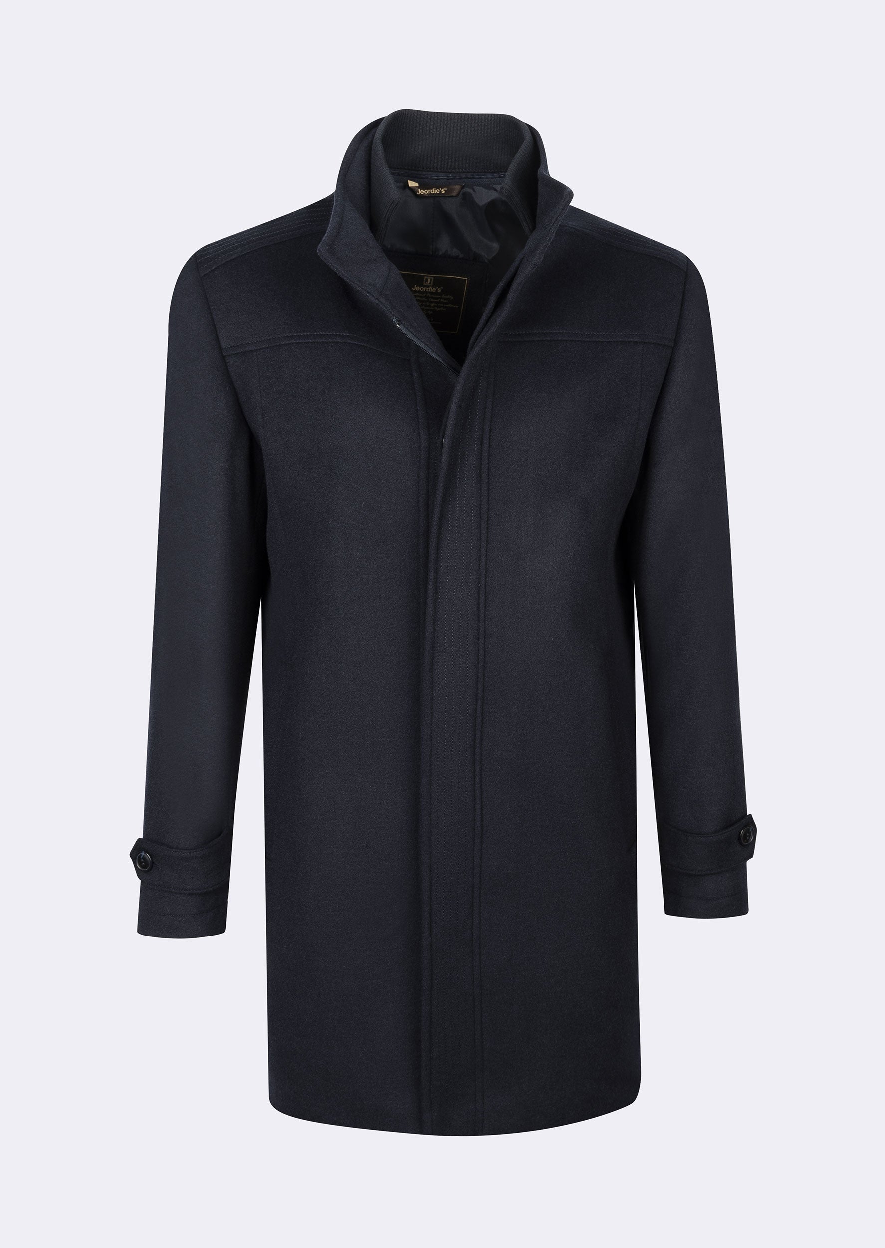 Navy Wool Coat
