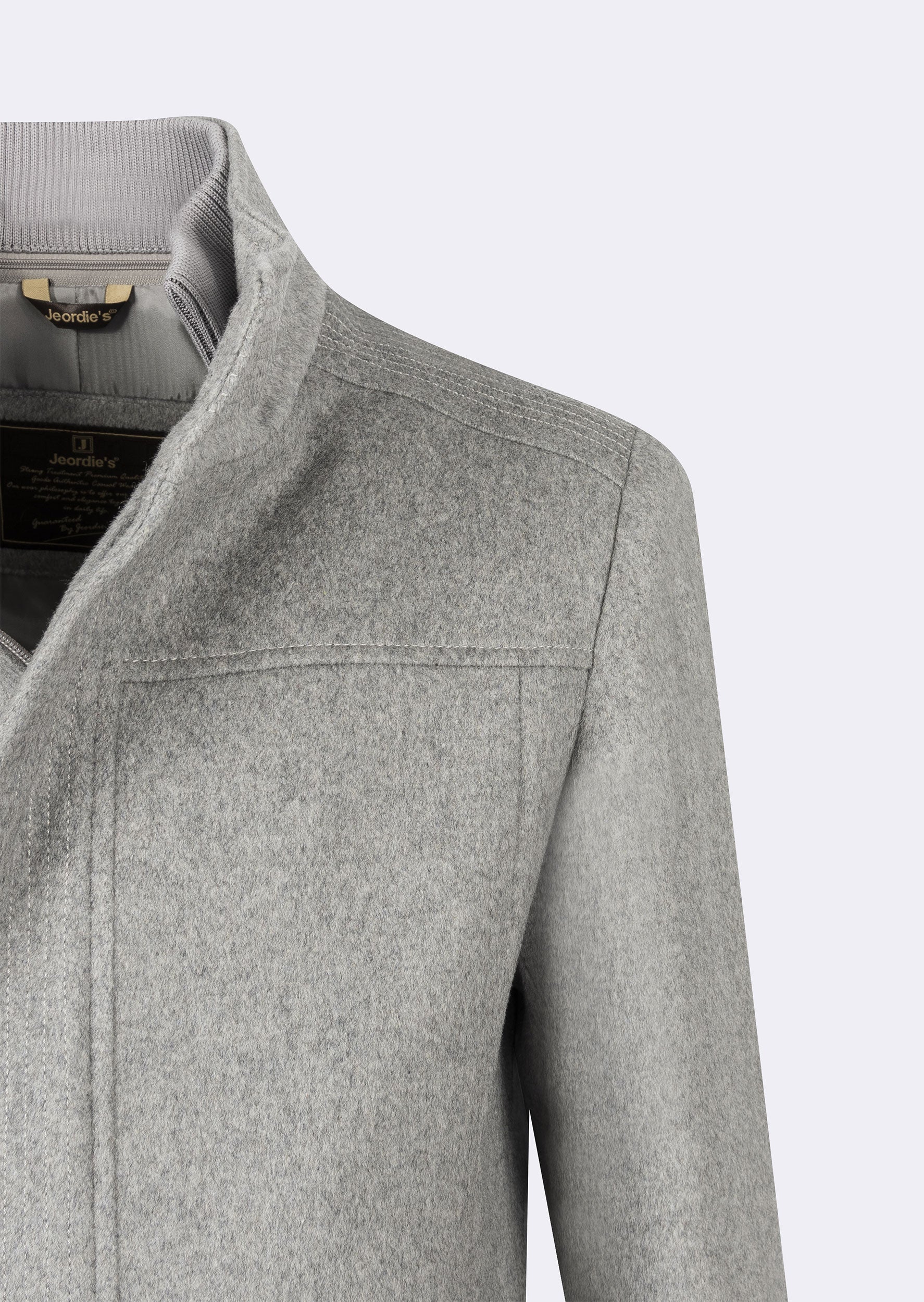 Light Grey Wool Coat