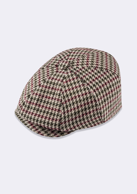 Burgundy - Khaki Hat & Cap
