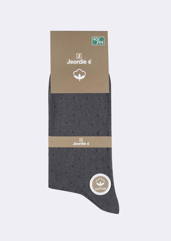 Anthracite - Black Cotton Sock