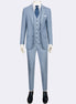 Blue Three-Piece Suit