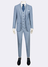 Blue Three-Piece Suit