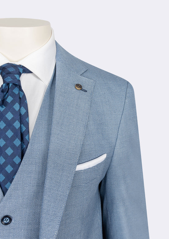 Blue Three-Piece Suit