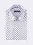 White - Navy Long Sleeve Shirt