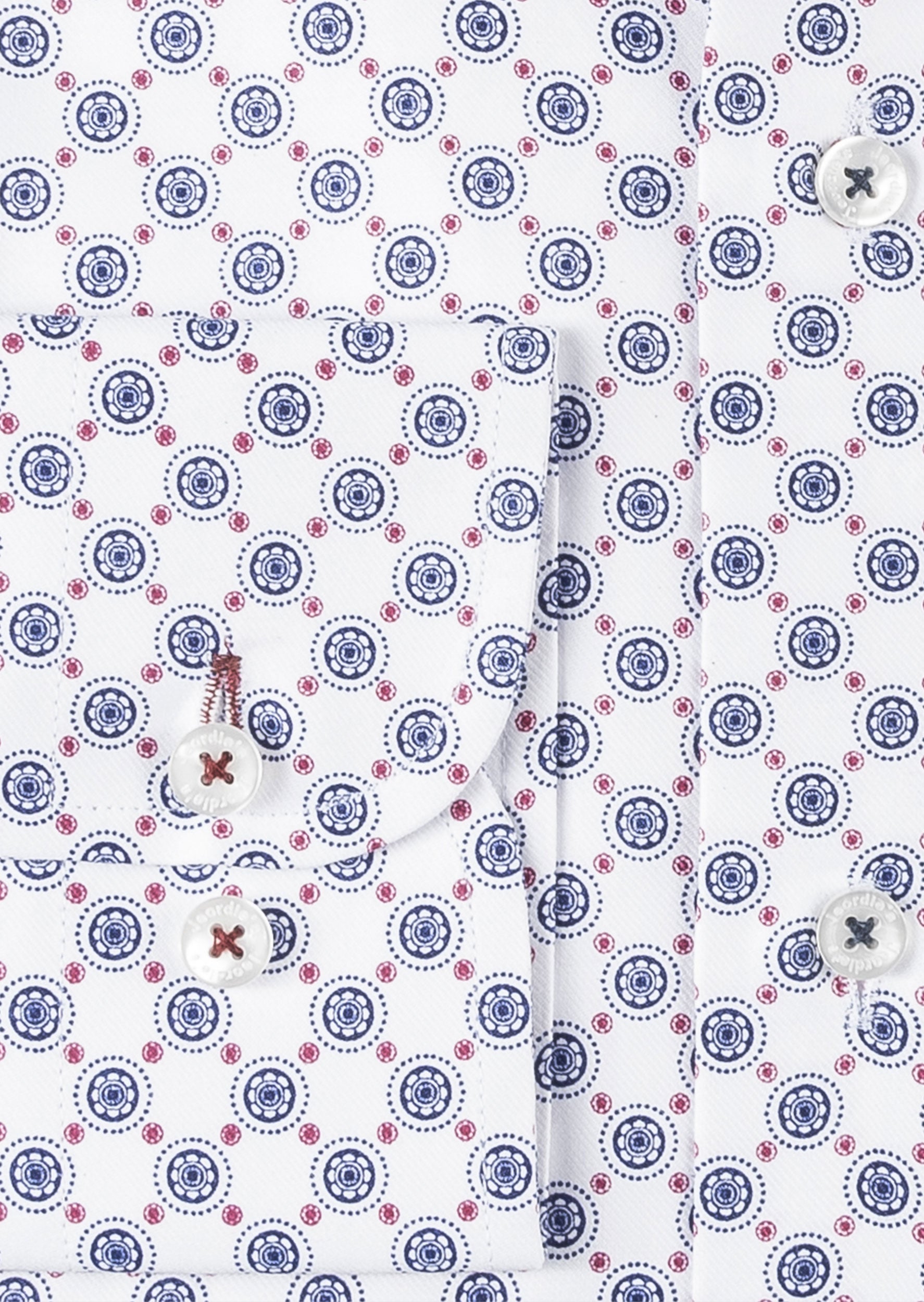 White - Navy Long Sleeve Shirt