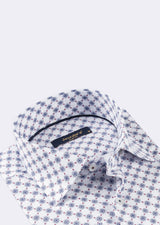 White - Navy Long Sleeve Shirt