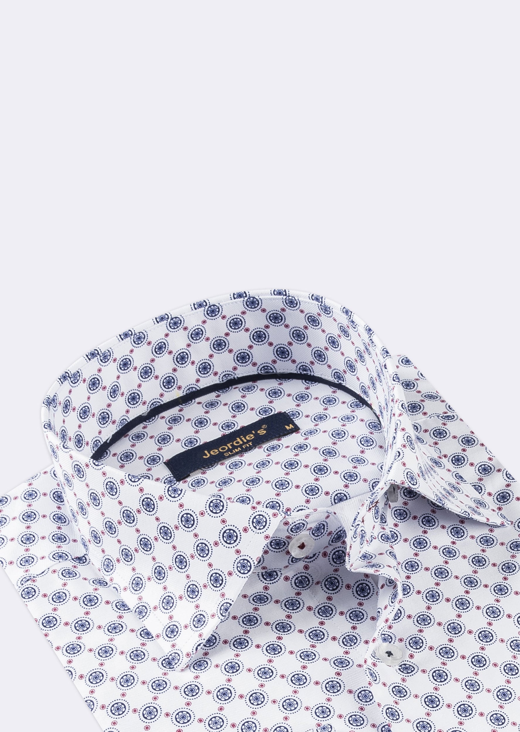 White - Navy Long Sleeve Shirt