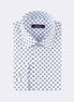 White - Blue Long Sleeve Shirt
