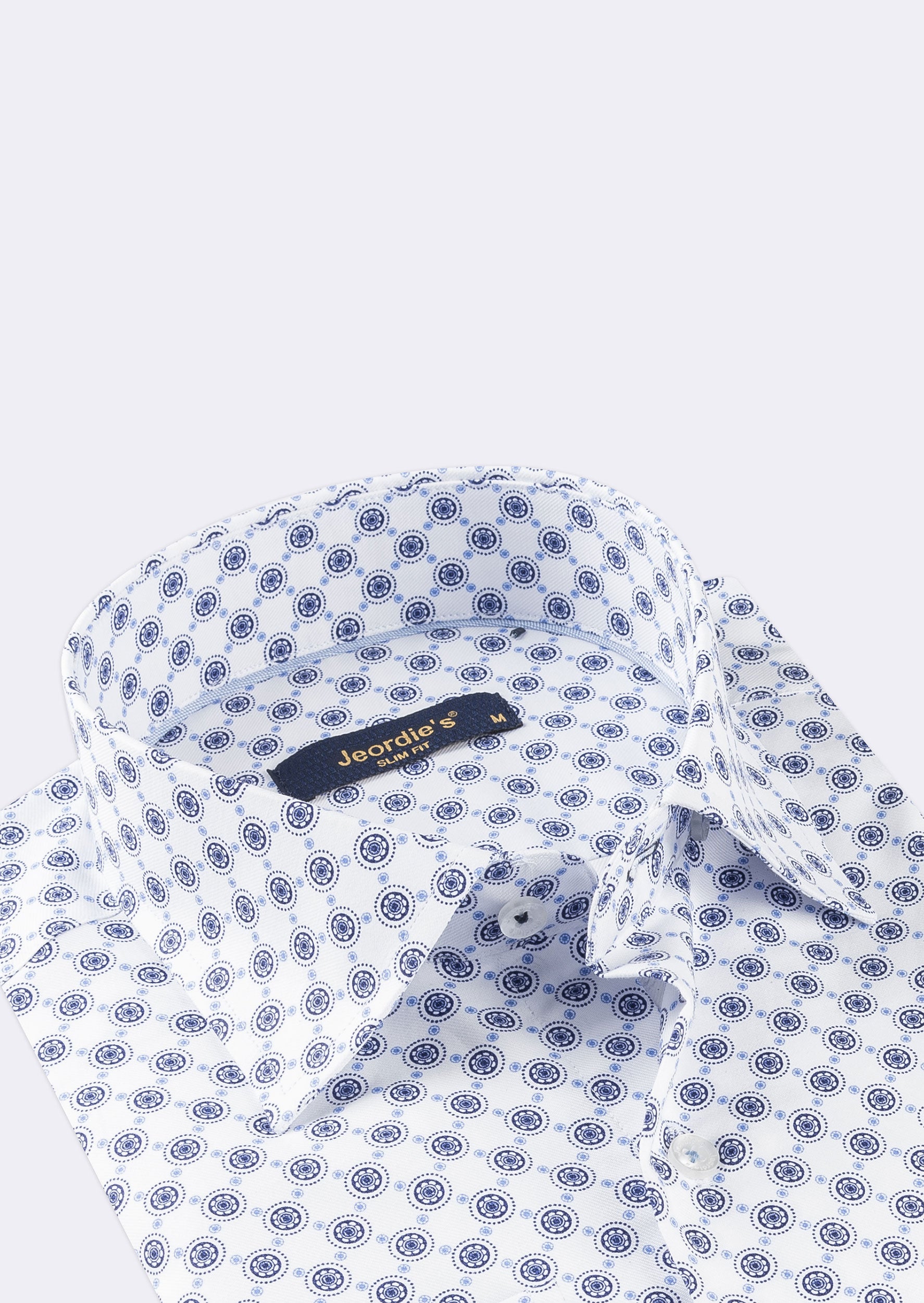 White - Blue Long Sleeve Shirt