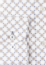 White - Beige Long Sleeve Shirt