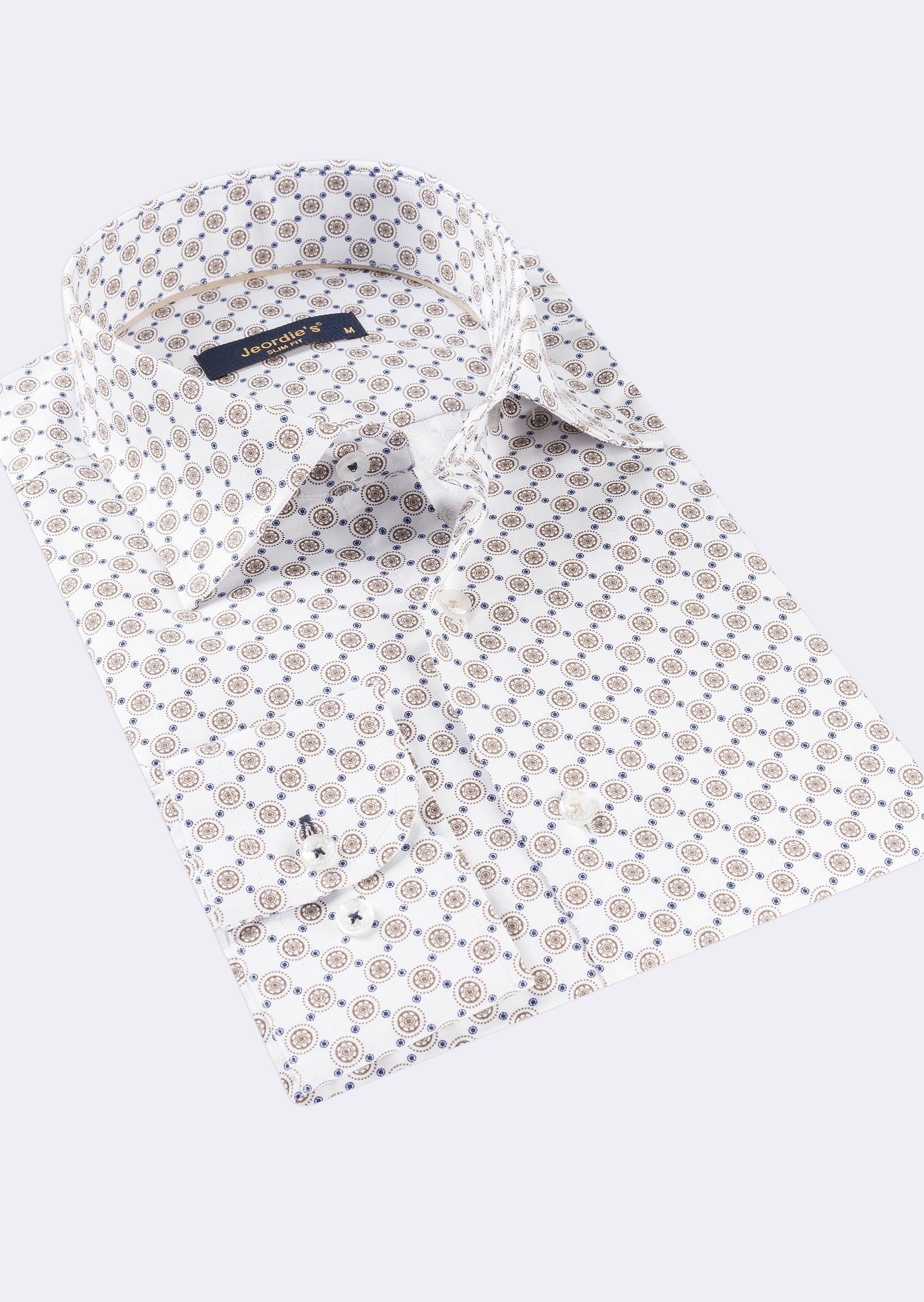 White - Beige Long Sleeve Shirt