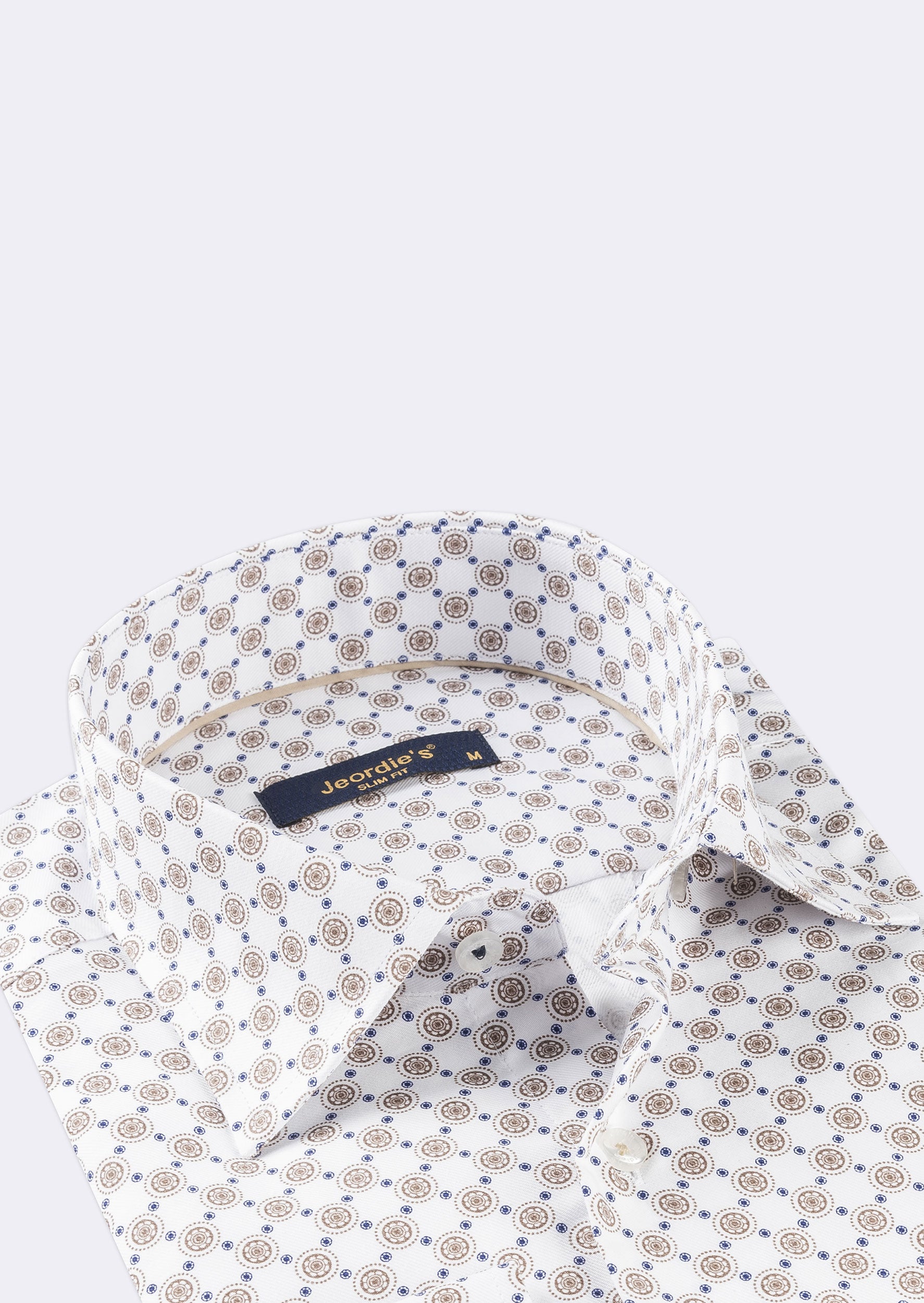 White - Beige Long Sleeve Shirt