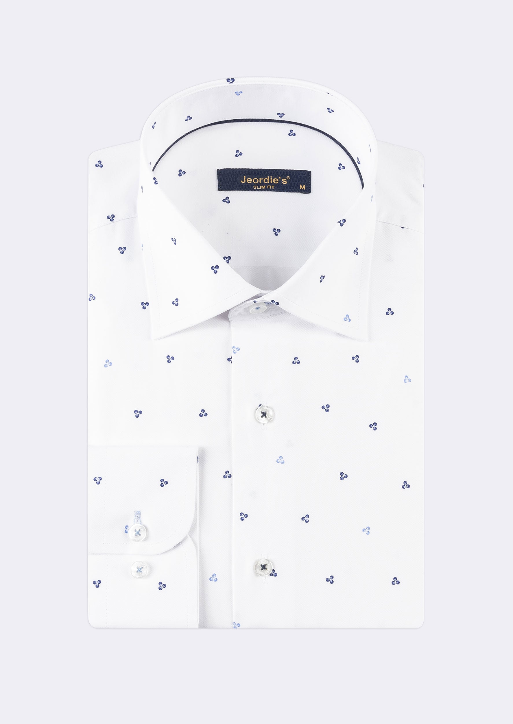 White - Blue Long Sleeve Shirt