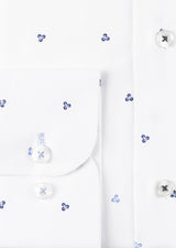 White - Blue Long Sleeve Shirt