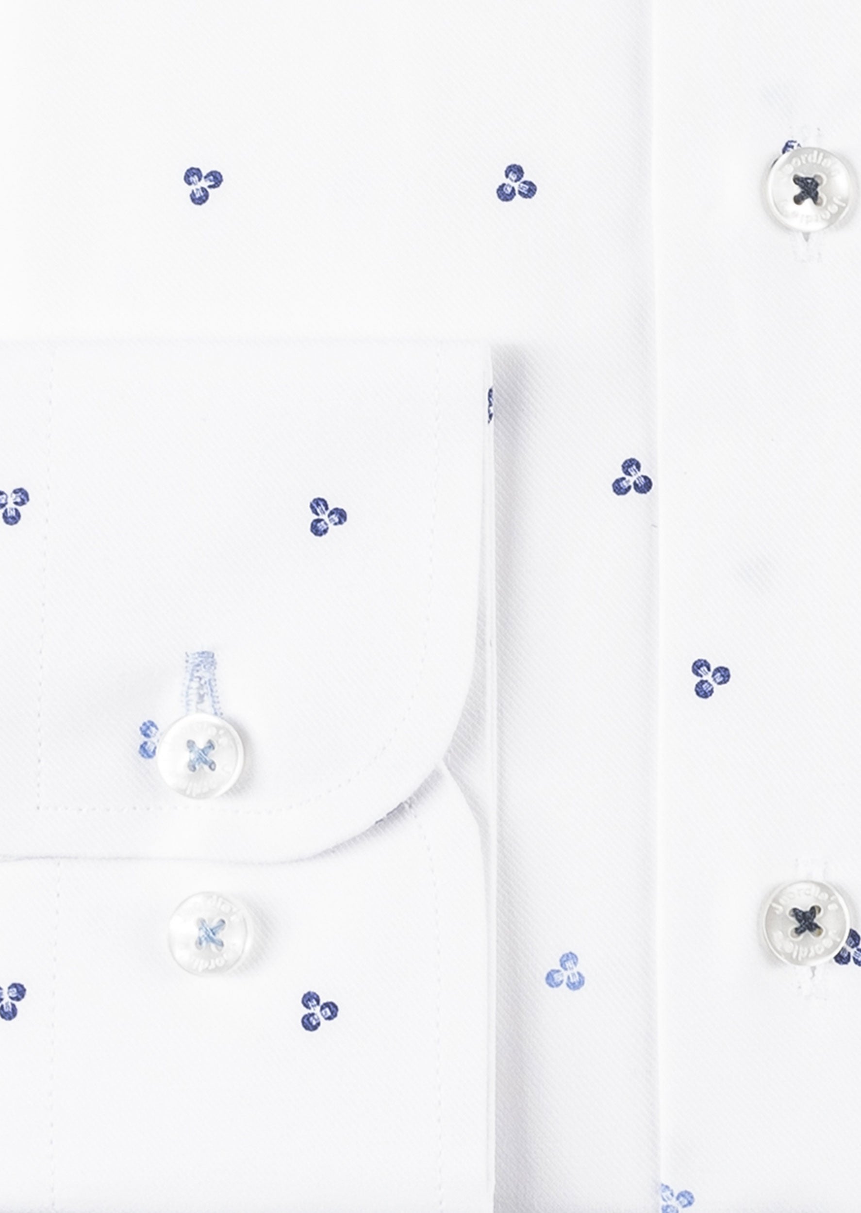 White - Blue Long Sleeve Shirt