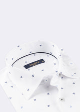 White - Blue Long Sleeve Shirt