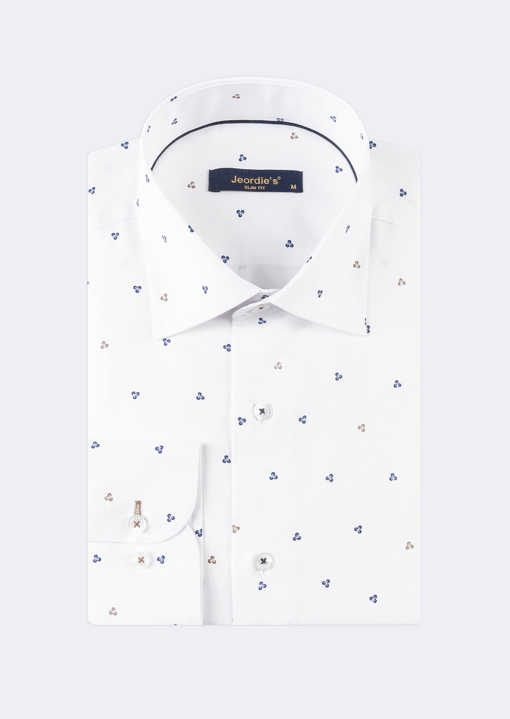 White - Beige Long Sleeve Shirt