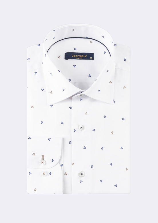 White - Beige Long Sleeve Shirt