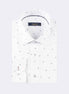 White - Burgundy Long Sleeve Shirt